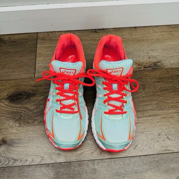 ASICS Gel Flux Running Shoe Blue And Orange Women’s Size 9 - Picture 4 of 11